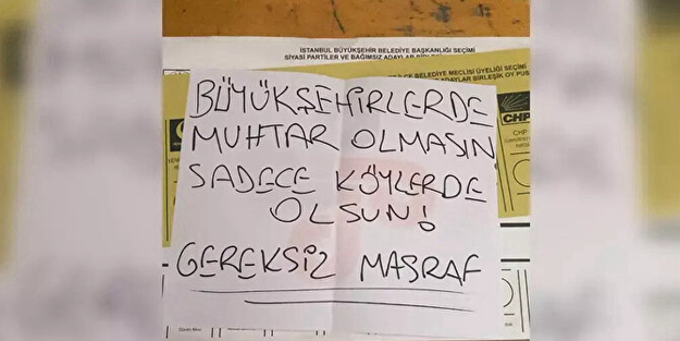 Oy kabininde çektiği fotoğraf olay oldu!