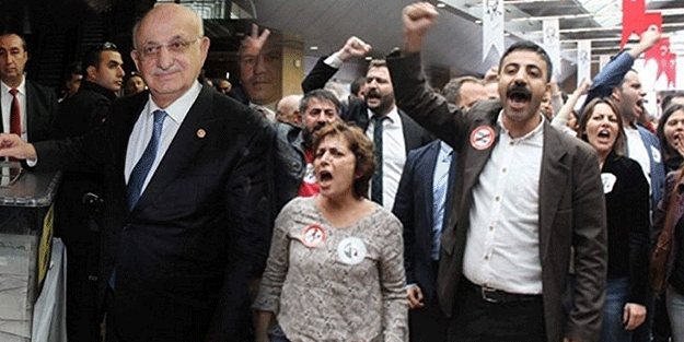 Oy kullanmaya giden Kahraman'ın varlığı solcuları kudurttu