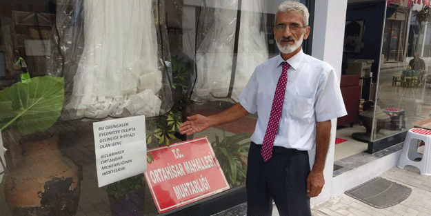 Öyle bir şey yapıyor ki... Helal olsun muhtar!