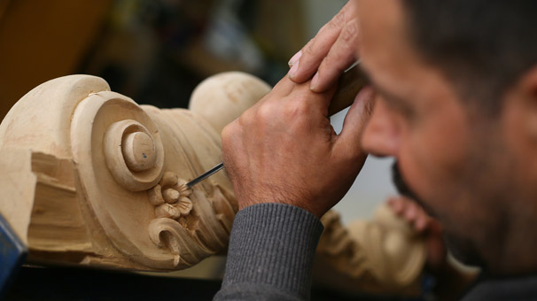 Oymalarıyla Cumhurbaşkanlığı Külliyesi'ne ve Beyaz Saray'a girdi!