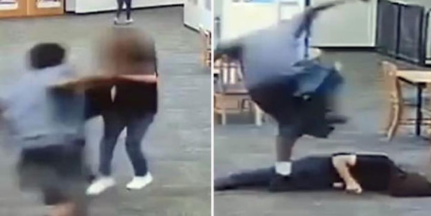 Oyun konsolunu alan öğretmenini bayıltana kadar dövdü