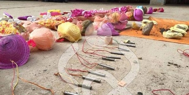 Oyuncak bebeklerin içine koymuşlar!