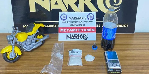 Oyuncak motorun içinde şoke eden görüntü!