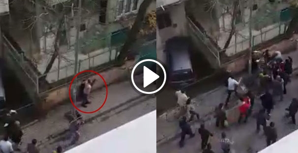 Öz kızına yaptıklarını gören mahalleli babayı linç etti
