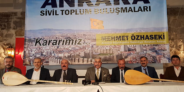 Ozanlardan Mehmet Özhaseki'ye tam destek