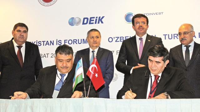 Özbekistan ile 10 sektörde işbirliği