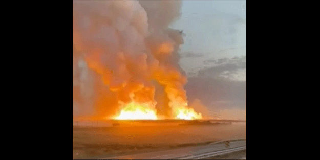 Özbekistan'daki bir askeri birliğe ait depoda patlama oldu