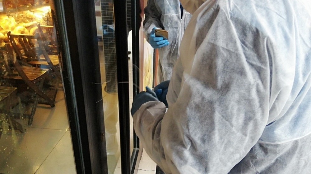 (Özel) Bahçelievler’de fırına ve yufkacıya korona virüs mührü 