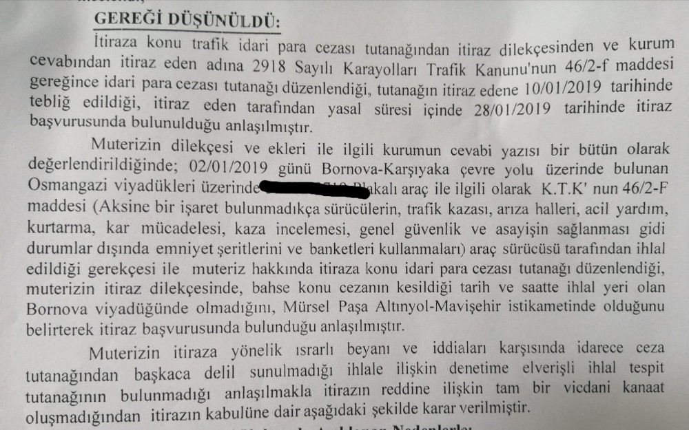 (Özel) Birçok sürücüyü ilgilendiren emsal karar 