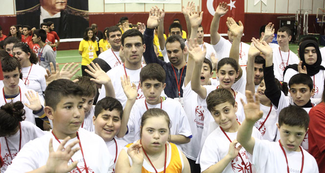 Özel çocuklar olimpiyatta