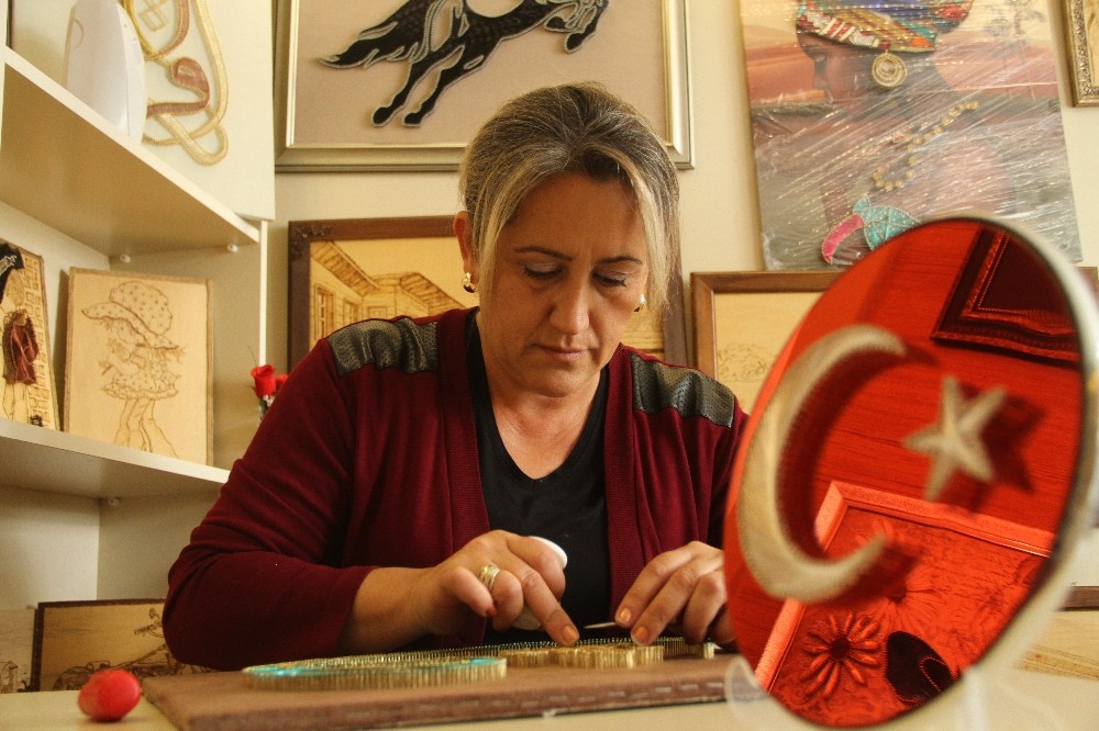 (Özel) Ev hanımlığından filografi sanatçılığına 