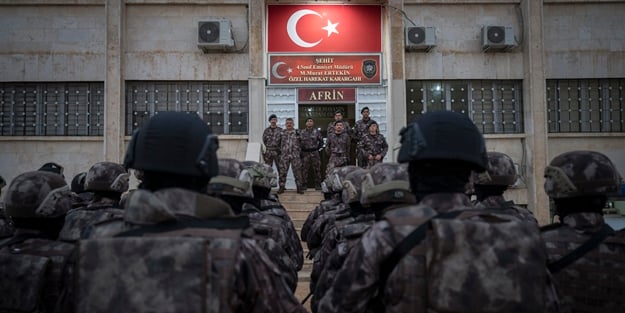 Özel Harekat Afrin'de kuş uçurtmuyor