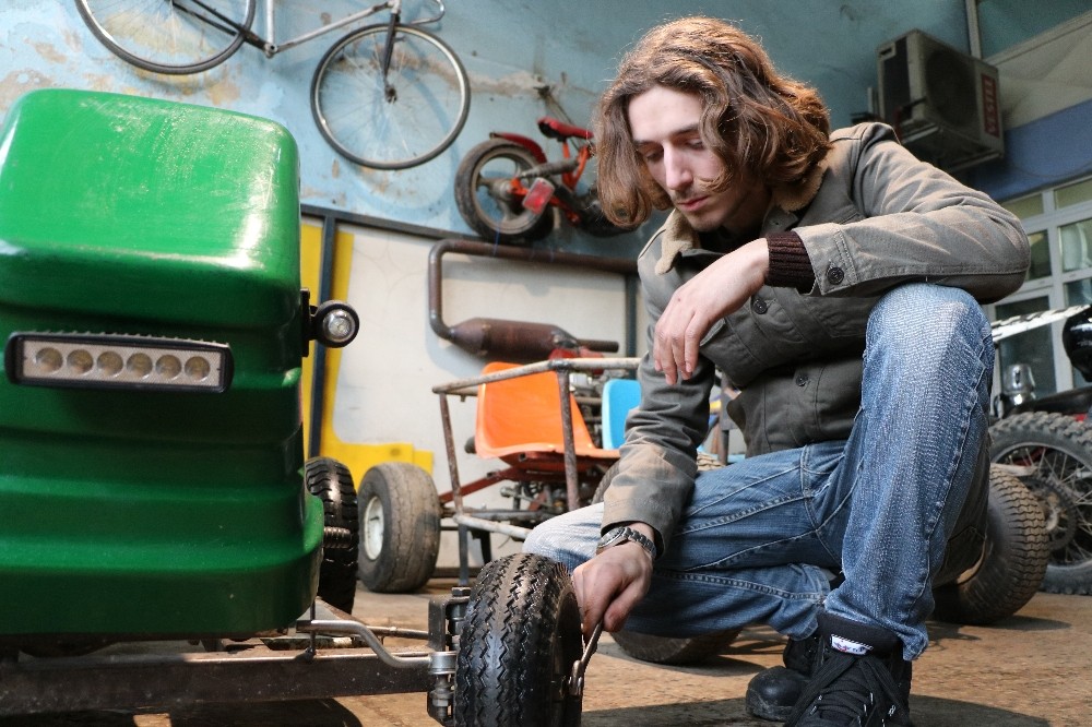 (Özel) Heves ettikleri go-kartların ücreti fazla gelen kardeşler araç üretmeye başladı 