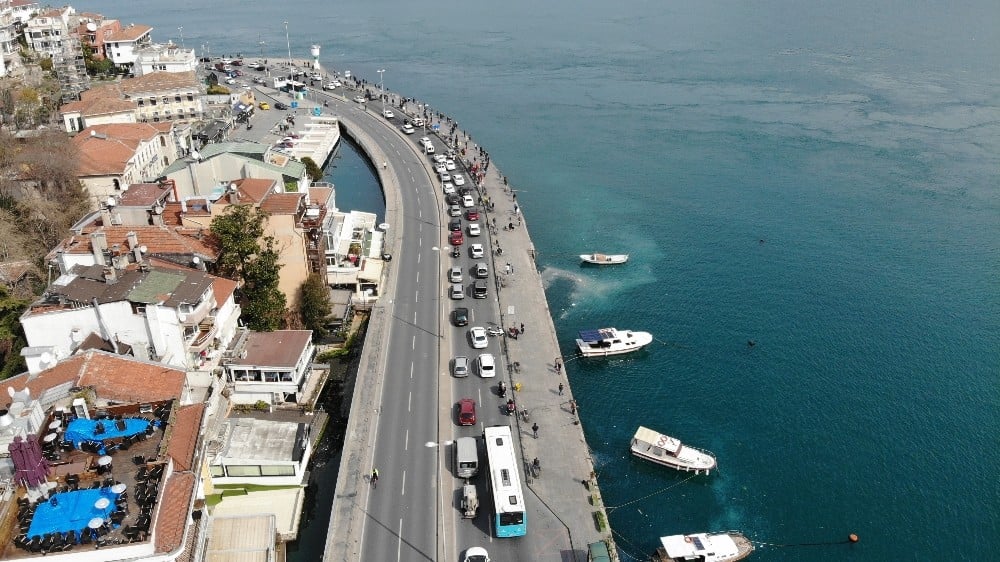 (Özel) İstanbullular boğaza akın etti 