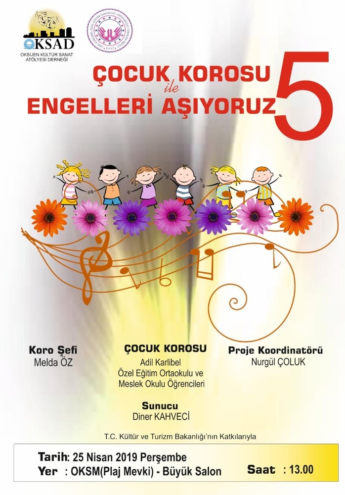 Özel öğrencilerin ‘Engelleri Aşıyoruz’ korosu 