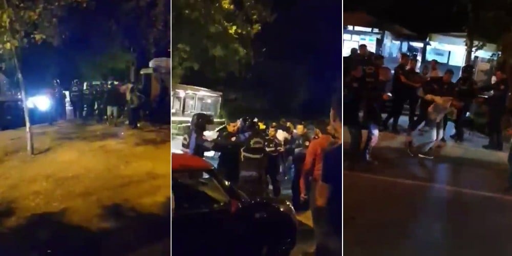 (Özel) Sarıyer’de seyyar satıcılar ile zabıtalar birbirine girdi 