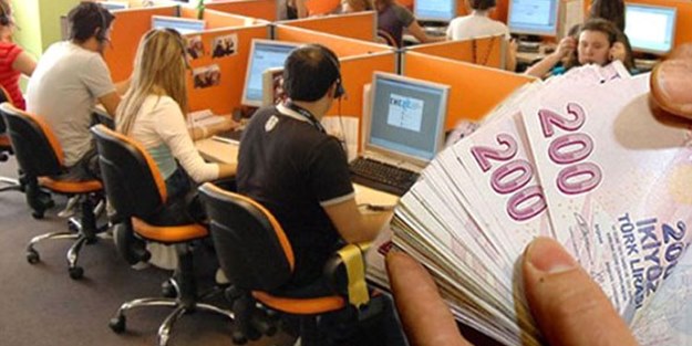 Özel sektörde çalışan 44 bin kişinin maaşı devletten