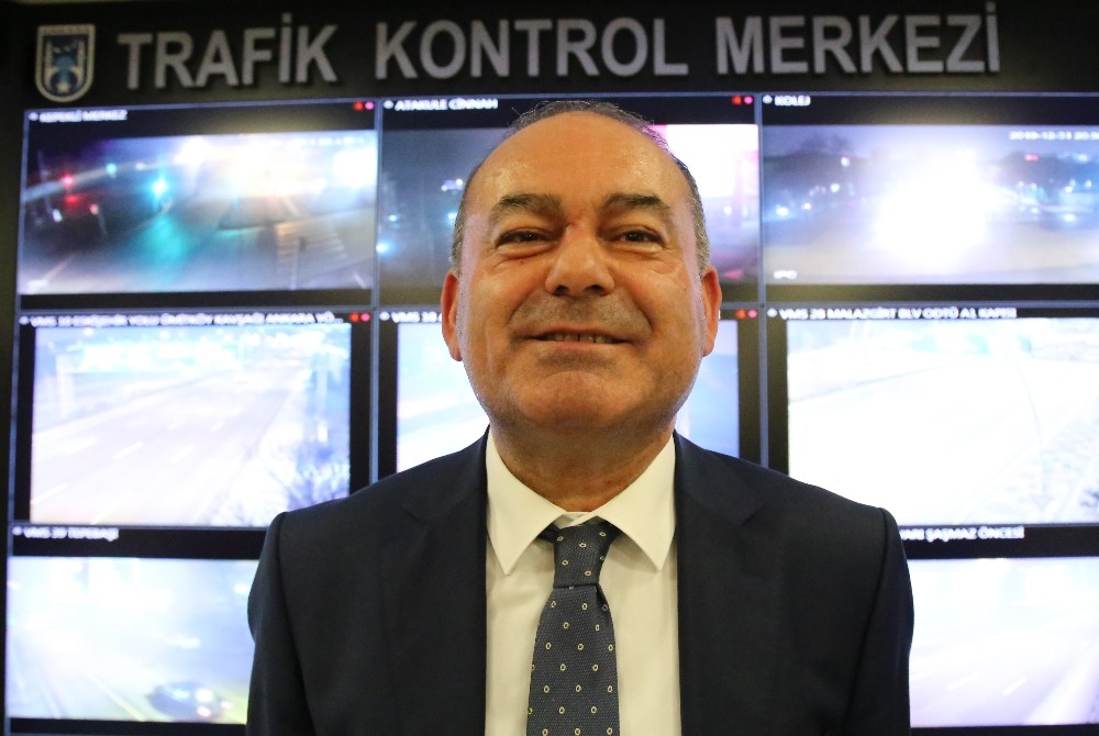 (Özel) Trafik İzleme Merkezi yeni yılın ilk gecesinde görev başındaydı 