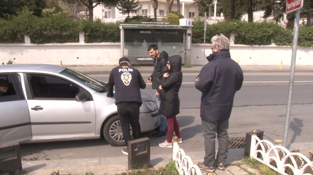 (Özel) Yasağa rağmen sahilde yürüyüşe çıkanlara ceza 