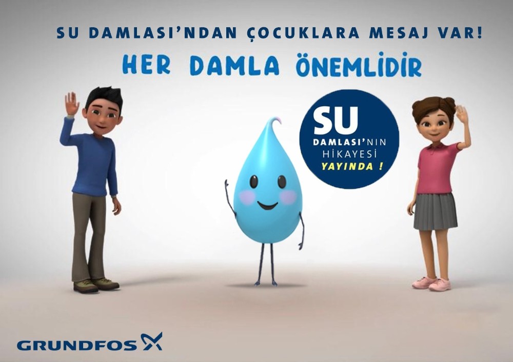 Özge Özpirinçci, çocuklara su tasarrufunun önemini animasyon ile anlattı 
