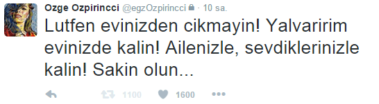 Özge Özpirinçci'den tuhaf dua