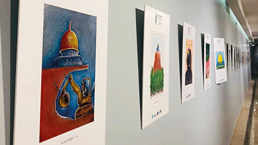 Özgür Kudüs karikatürleri ödüllendirildi