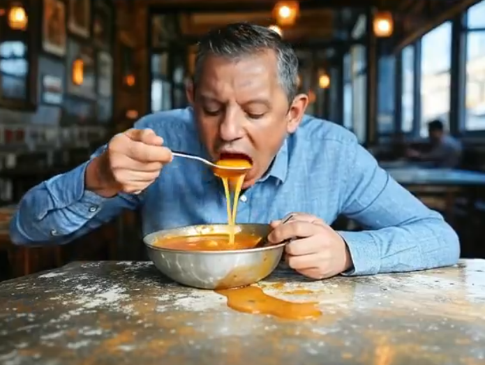 Özgür Özel kamerayı bantlamayı unuttu! Çorbayı döktüğü video sosyal medyaya yayıldı