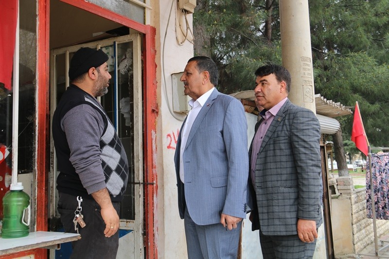 Özyavuz esnafı ziyaret etti 