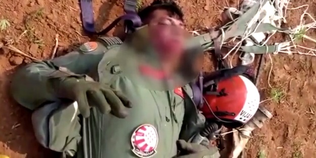 Pakistan ordusu paylaştı! Hintli pilotların zor anları