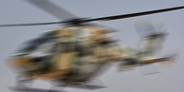 Asker naaşı taşıyan helikopter düştü: 4 ölü