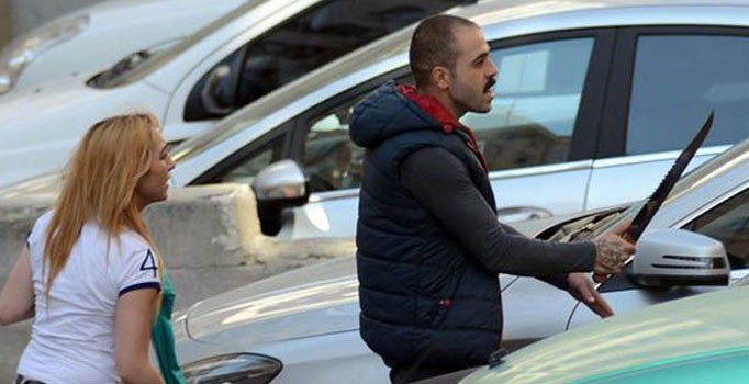 Palalı sürücü dehşet saçtı