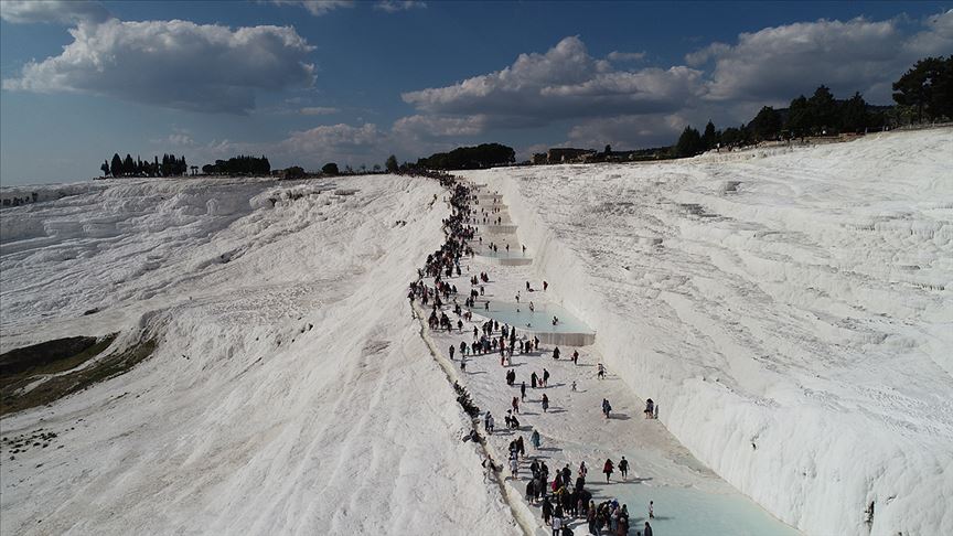 Pamukkale 2019'da rekora koştu