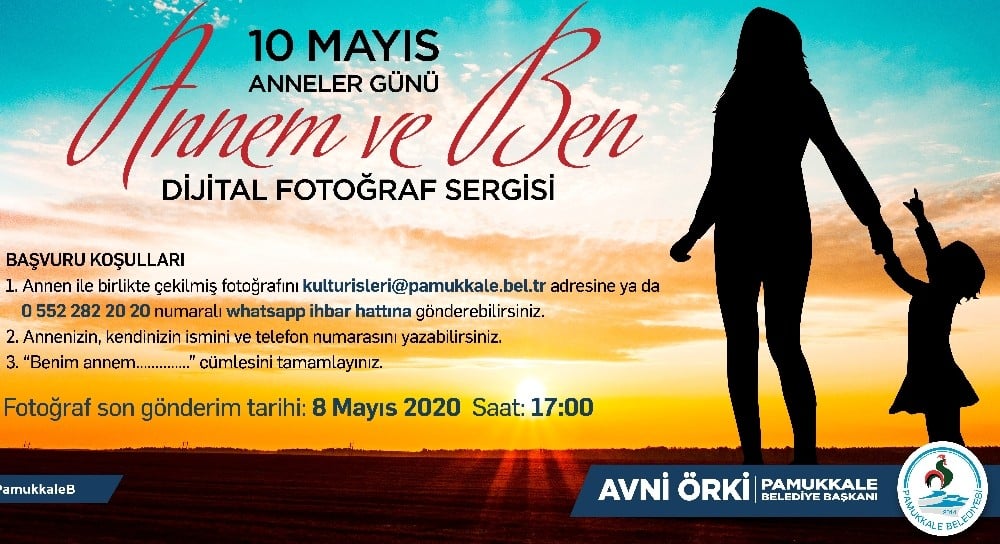 Pamukkaleliler anne sevgilerini fotoğraf ve kelimelerle anlatacak 