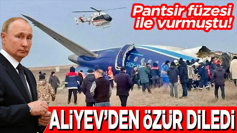 Pantsir füzesi ile vurmuştu. Putin, Aliyev’den özür diledi!
