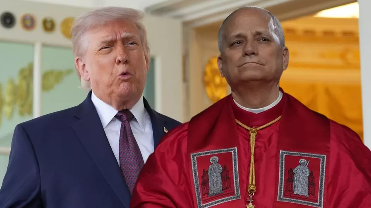 Papa Trump'a rest çekti!