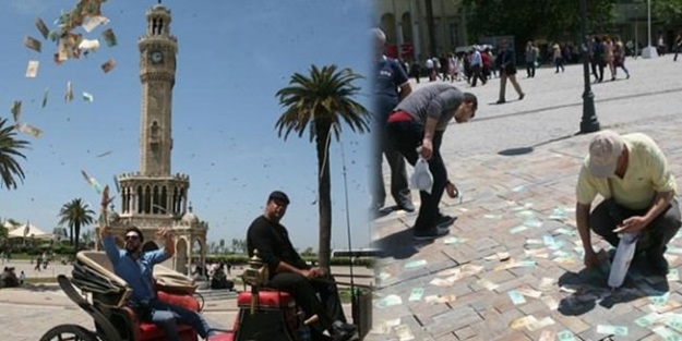 Para saçmaya başladı!