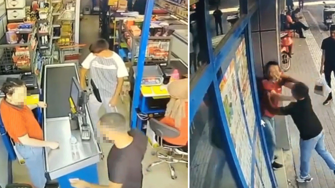 Para üstünü fırlatarak veren kadın kasiyerin burnunu kırdı, tutuklandı