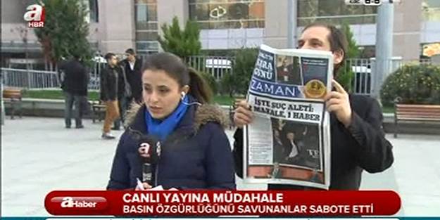 Paralel magandalar canlı yayını bastı