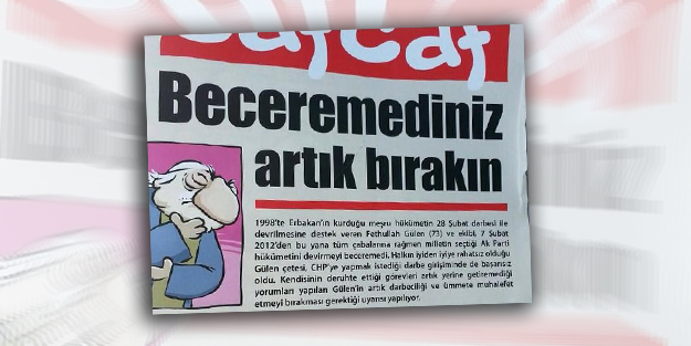 Paralel örgüte hakettiği kapak