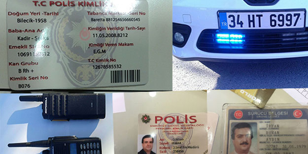 Paralel yapının sahte polisi yakalandı