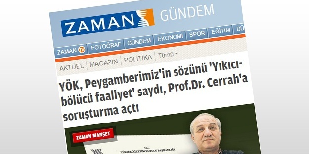 Zaman'ın o haberi de yalan çıktı!