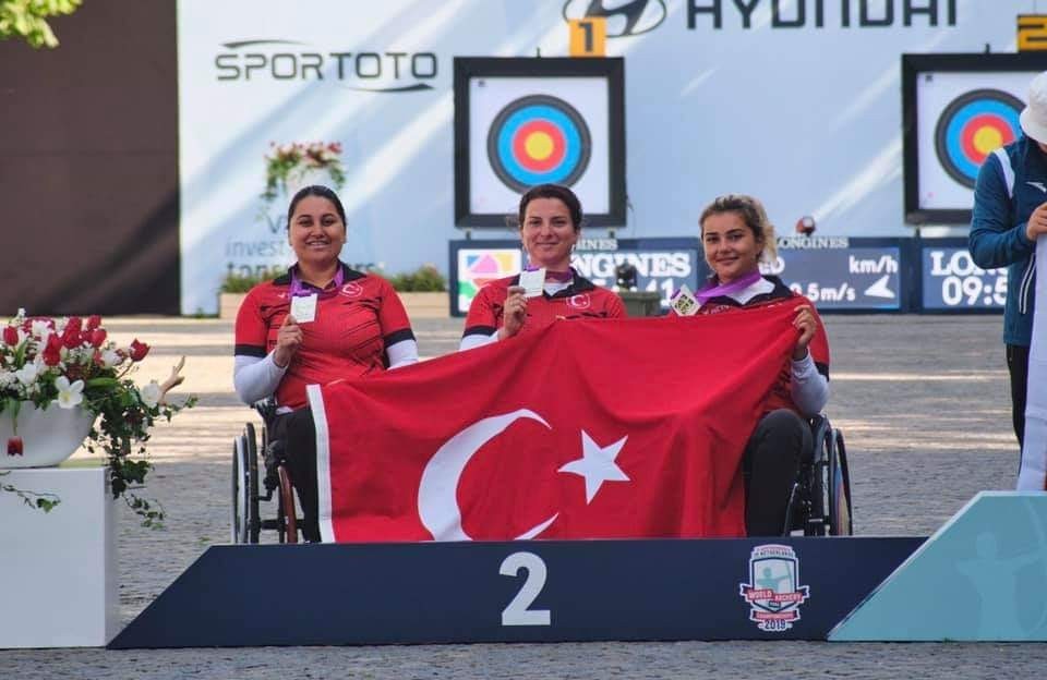 Paralimpik okçular dünya ikincisi oldu 