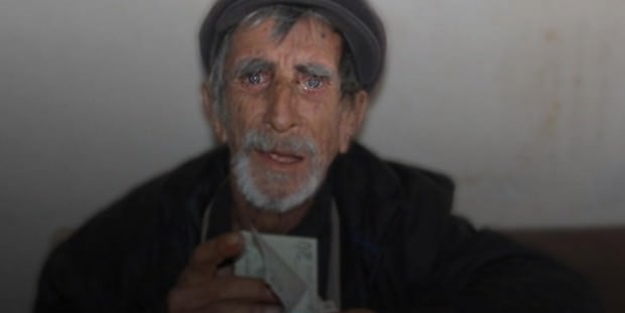 Parası çalınan Hüseyin dedeyi sevinçten ağlatan olay