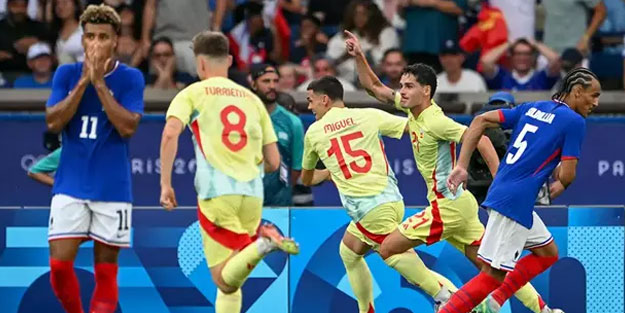 Paris 2024 Olimpiyat Oyunları futbol finali nefes kesti! Fransa'ya 5 gol şoku