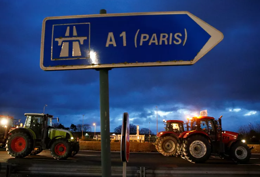 Paris kuşatıldı! Çiftçi eylemleri hız kesmiyor