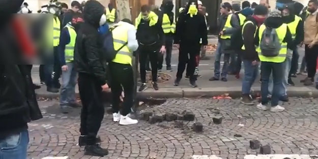 PKK'lılar sokağa indi, eylemcilere taktik öğretti!