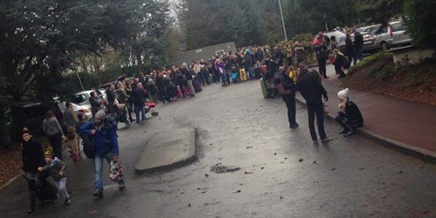 Paris'te korkulu dakikalar