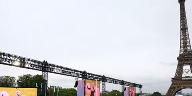 Paris'te olaylı olimpiyat açılışı! TRT fark eder fark etmez yayını kesti... O görüntüler olay oldu!