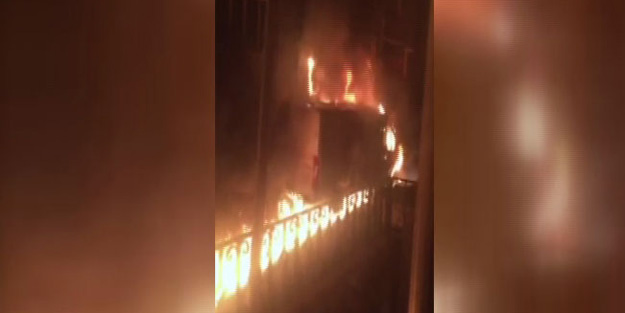 Park halindeki araçlar kundaklandı!