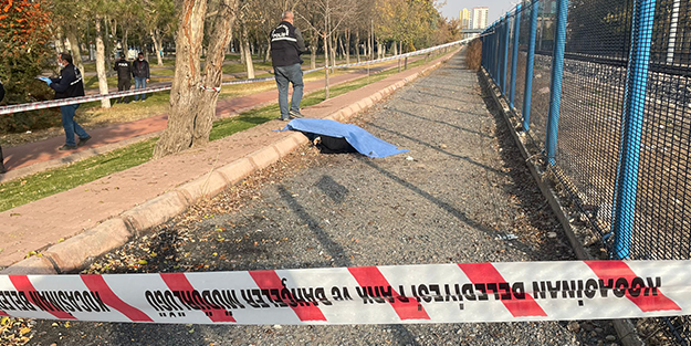 Parka giden vatandaşlar ceset buldu!